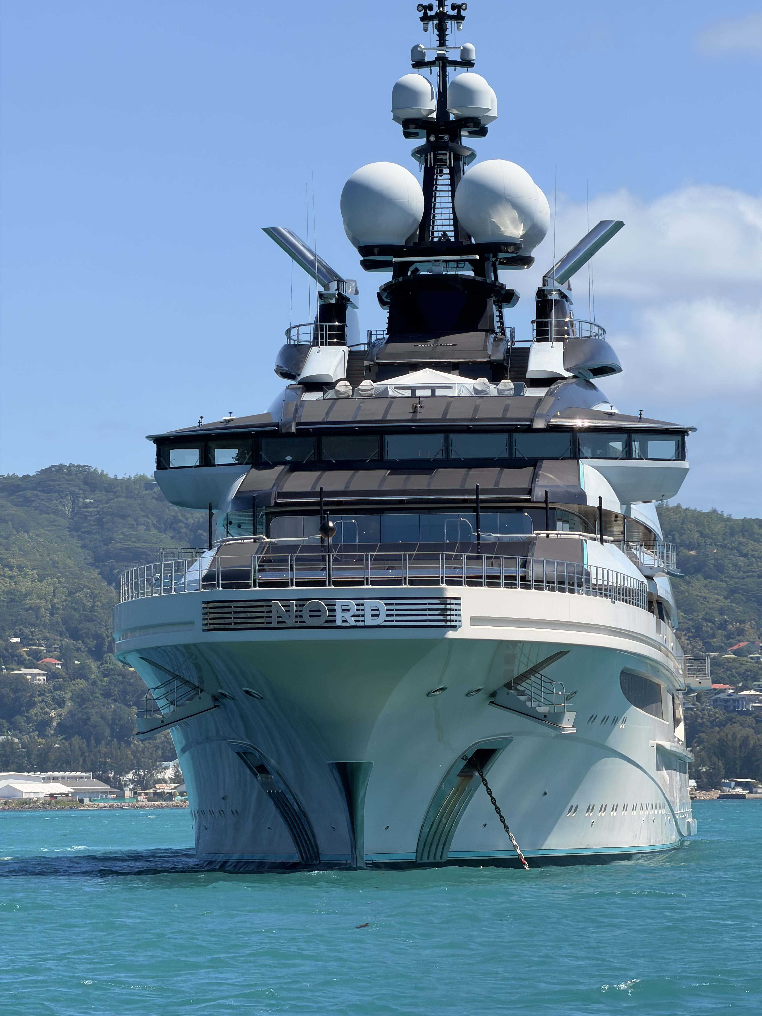 Modern luxury yacht